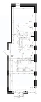 2-к квартира, вторичка, 70м2, 3/22 этаж