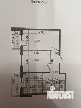 2-к квартира, вторичка, 45м2, 7/12 этаж