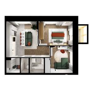2-к квартира, вторичка, 52м2, 13/17 этаж