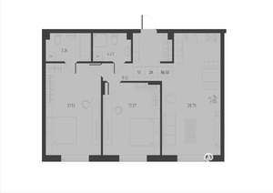 2-к квартира, вторичка, 87м2, 3/5 этаж