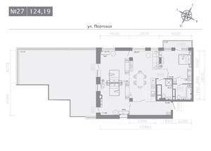 3-к квартира, строящийся дом, 124м2, 5/9 этаж
