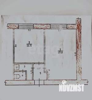1-к квартира, вторичка, 35м2, 8/9 этаж