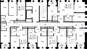 3-к квартира, вторичка, 71м2, 3/20 этаж