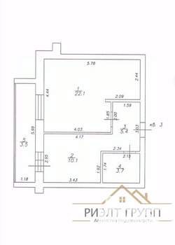 1-к квартира, вторичка, 41м2, 2/9 этаж