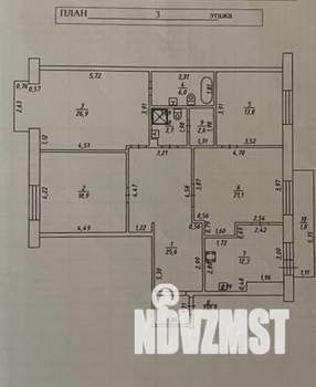 4-к квартира, вторичка, 131м2, 3/8 этаж
