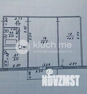 2-к квартира, вторичка, 45м2, 5/5 этаж