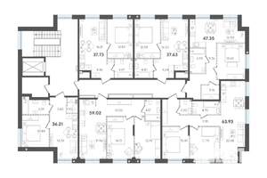 1-к квартира, вторичка, 38м2, 5/5 этаж