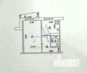 1-к квартира, вторичка, 34м2, 2/9 этаж