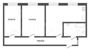 3-к квартира, вторичка, 55м2, 2/9 этаж