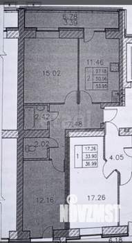 2-к квартира, вторичка, 50м2, 10/10 этаж