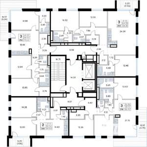 3-к квартира, вторичка, 106м2, 6/8 этаж