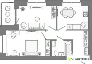 2-к квартира, вторичка, 48м2, 5/10 этаж
