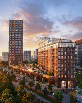 2-к квартира, строящийся дом, 89м2, 25/28 этаж