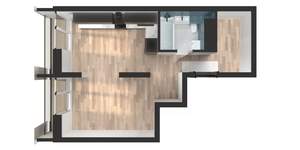 1-к квартира, вторичка, 41м2, 11/24 этаж