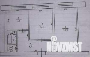 2-к квартира, вторичка, 47м2, 4/5 этаж