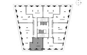 1-к квартира, строящийся дом, 59м2, 3/19 этаж