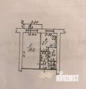 1-к квартира, вторичка, 30м2, 2/5 этаж