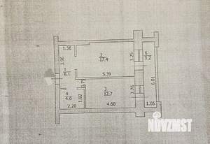 1-к квартира, вторичка, 40м2, 6/9 этаж