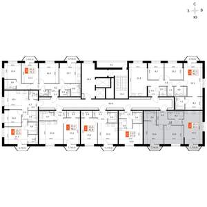 3-к квартира, вторичка, 69м2, 13/14 этаж