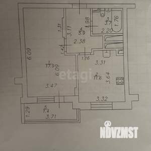 1-к квартира, вторичка, 39м2, 15/20 этаж