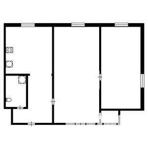 2-к квартира, вторичка, 42м2, 4/5 этаж