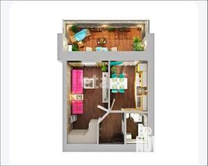 Студия квартира, вторичка, 34м2, 2/10 этаж