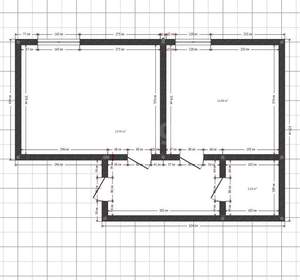 1-к квартира, вторичка, 52м2, 4/4 этаж