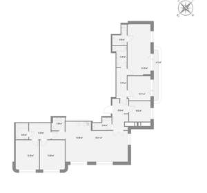 2-к квартира, вторичка, 128м2, 21/22 этаж