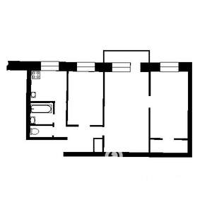 1-к квартира, вторичка, 34м2, 4/9 этаж