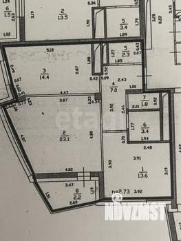 2-к квартира, вторичка, 66м2, 9/19 этаж