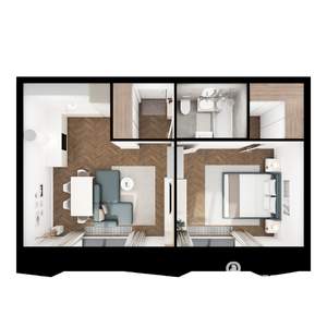 1-к квартира, вторичка, 44м2, 3/15 этаж
