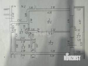 1-к квартира, вторичка, 47м2, 14/20 этаж