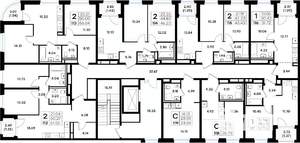 2-к квартира, вторичка, 57м2, 8/11 этаж