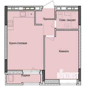 1-к квартира, вторичка, 42м2, 5/23 этаж