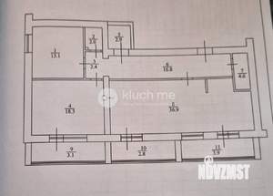 3-к квартира, вторичка, 107м2, 2/6 этаж