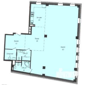 Студия квартира, строящийся дом, 159м2, 2/4 этаж