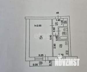 1-к квартира, вторичка, 30м2, 2/9 этаж