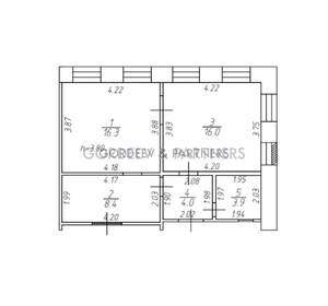 2-к квартира, вторичка, 49м2, 2/4 этаж