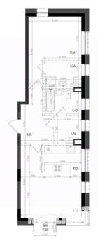 2-к квартира, вторичка, 70м2, 9/22 этаж