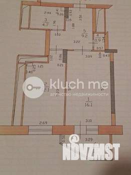 1-к квартира, вторичка, 43м2, 15/16 этаж