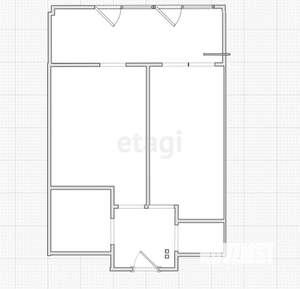 1-к квартира, вторичка, 41м2, 4/25 этаж