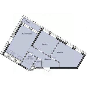 2-к квартира, вторичка, 55м2, 3/23 этаж