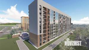 2-к квартира, строящийся дом, 51м2, 8/10 этаж