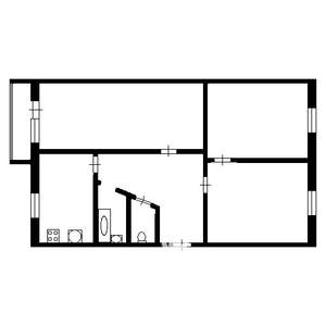 3-к квартира, вторичка, 66м2, 7/9 этаж