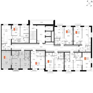 2-к квартира, вторичка, 61м2, 6/20 этаж