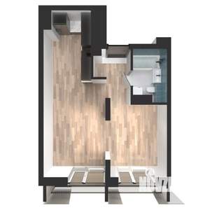 1-к квартира, вторичка, 40м2, 7/24 этаж