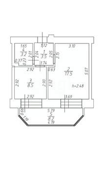 1-к квартира, вторичка, 34м2, 10/10 этаж