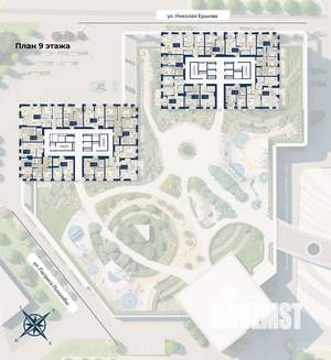 2-к квартира, вторичка, 55м2, 9/20 этаж