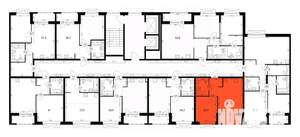 1-к квартира, вторичка, 36м2, 2/8 этаж