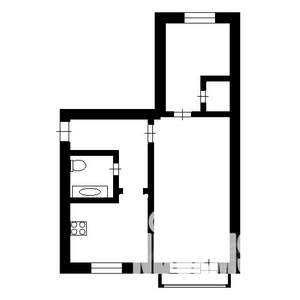 2-к квартира, вторичка, 46м2, 4/5 этаж